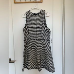 ZARA tweed sleeveless mini dress